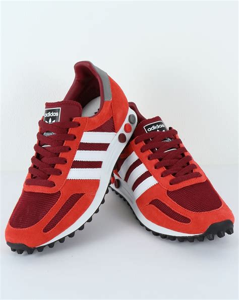 adidas trainer la rot|Cut in half: Adidas LA Trainer Review (2024) .